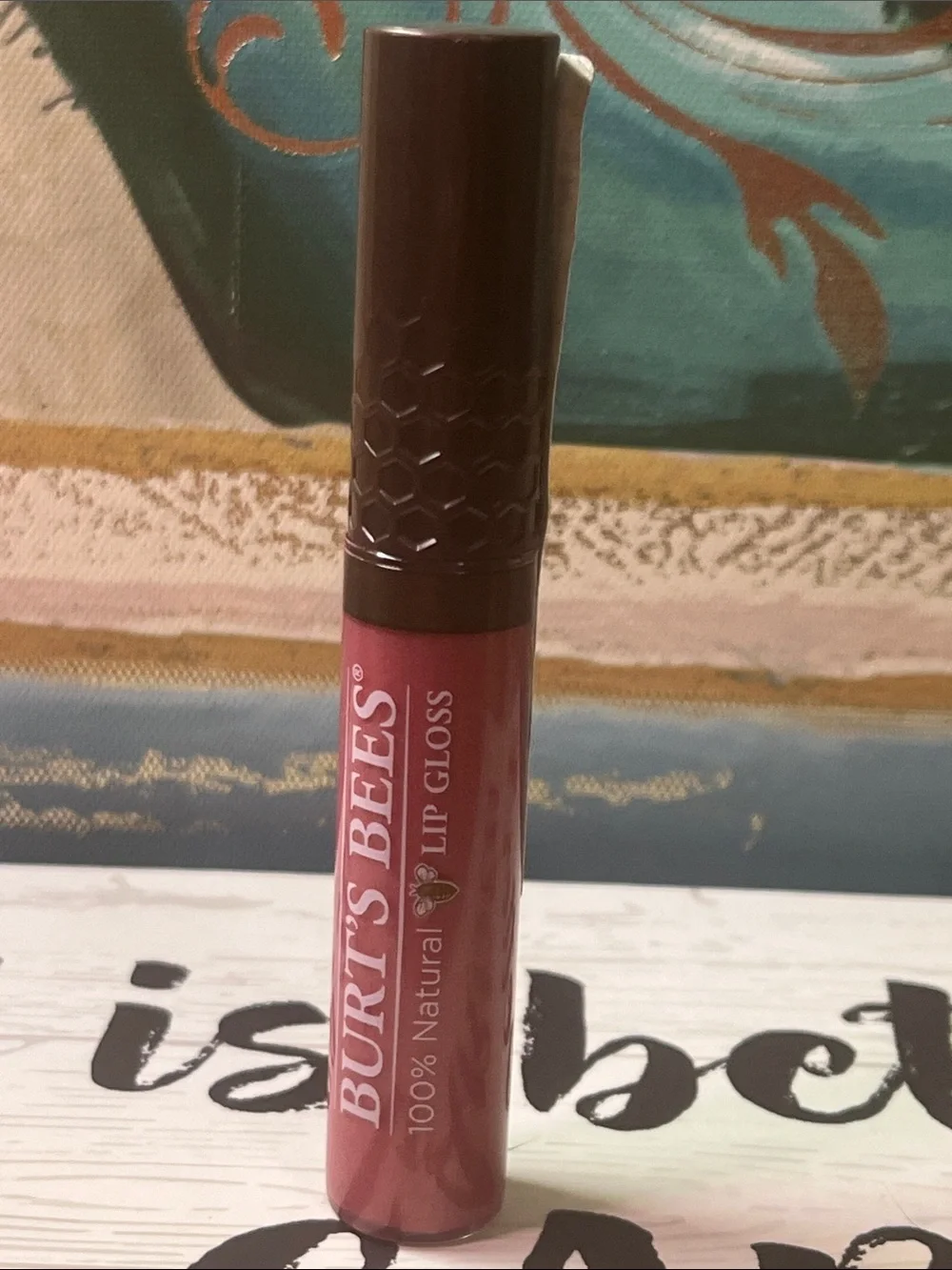 Burt's Bees Lip Gloss — Spring Splender shade. Rose Mauve